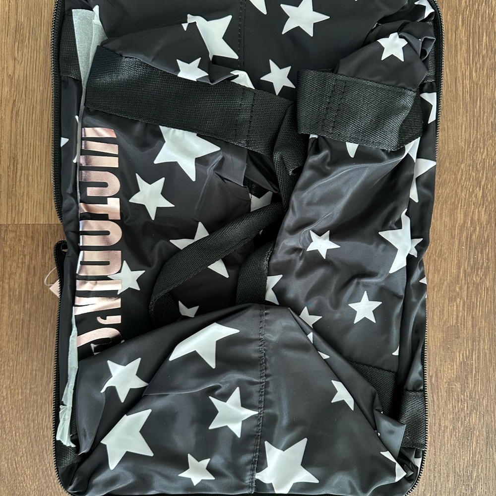 Victoria's Secret Packable Rose Gold and Black Duffle Bag - Picture 5 of 9